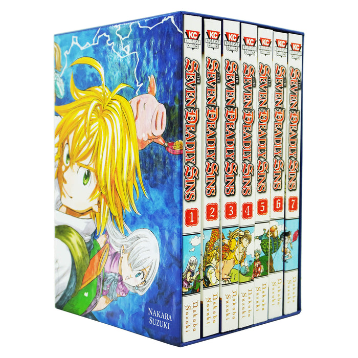 The Seven Deadly Sins Season 1 Part 1 7 Books Box Set By Nakaba Suzuki - Ages 13+ - Paperback Graphic Novels Kodansha America, Inc