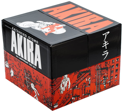 Akira 35th Anniversary Complete 6 Books Box Set With Akira Club Art Book and Iron-on Patch By Katsuhiro Otomo - Ages 16 years and up - Hardback Young Adult Kodansha