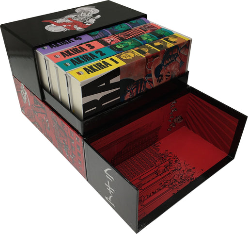 Akira 35th Anniversary Complete 6 Books Box Set With Akira Club Art Book and Iron-on Patch By Katsuhiro Otomo - Ages 16 years and up - Hardback Young Adult Kodansha