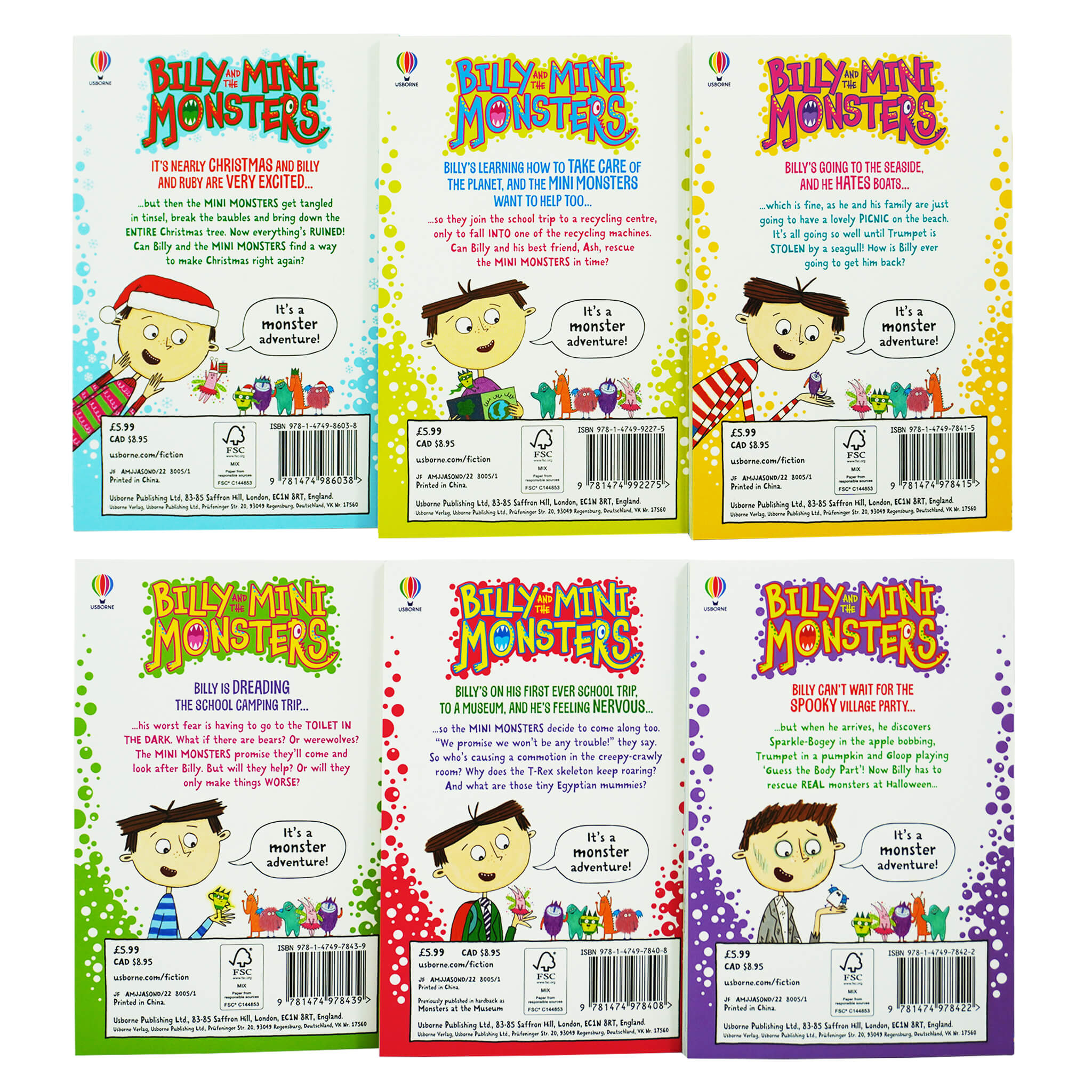 billy and the mini monsters reading age Billy and Mini Monsters Series 2 (7-12) — Books2Door