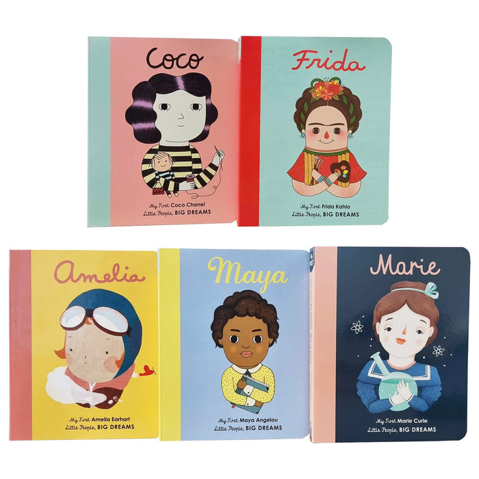 Little People, Big Dreams Series 1 Collection 5 Books Set - Ages 2-6 - Board Book 0-5 Frances Lincoln Publishers Ltd