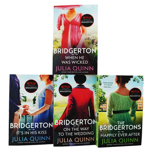 Bridgerton by Julia Quinn: Books 6-9 Collection Set - Fiction - Paperback Fiction Piatkus Books