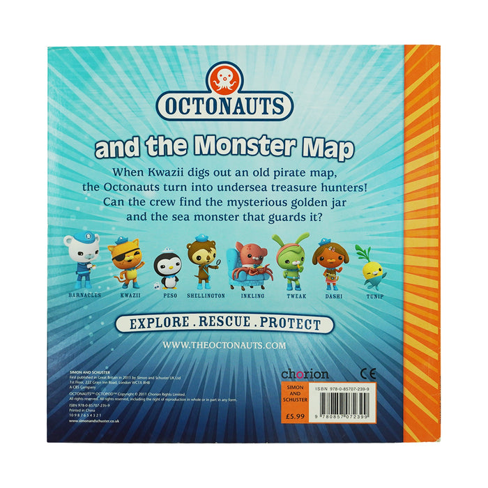 Octonauts Monster Map: A Lift-the-Flap Adventure - Ages 3+ - Paperback 0-5 Simon & Schuster