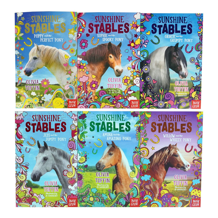 Sunshine Stables Series By Olivia Tuffin 6 Books Collection Set - Age ...