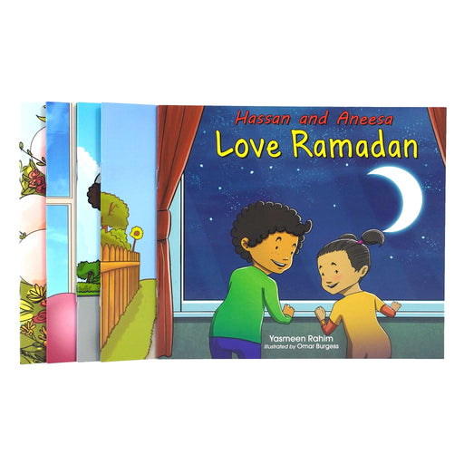 Hassan and Aneesa Children Islamic 5 Books Collection Set By Yasmeen Rahim - Ages 2-7 - Paperback 0-5 Kube Publishing