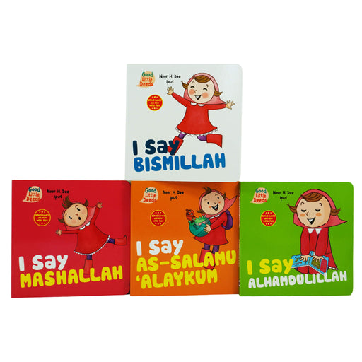 Children Islamic I Say Series 4 Books Collection Set By Noor H. Dee - Ages 1+ - Board Book 0-5 The Islamic Foundation