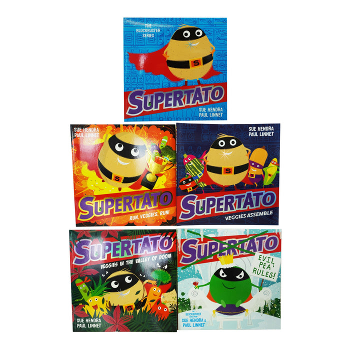 Supertato Series 5 Books Collection Set By Sue Hendra & Paul Linnet - Ages 2-6 - Paperback 0-5 Simon & Schuster Children's UK