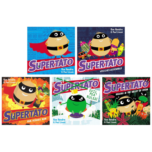 Supertato Series 5 Books Collection Set By Sue Hendra & Paul Linnet - Ages 2-6 - Paperback 0-5 Simon & Schuster Children's UK