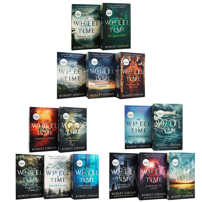 The Wheel of Time Series Books 1-14 & New Spring Books Collection Set By Robert Jordan - Fiction - Paperback Fiction Orbit