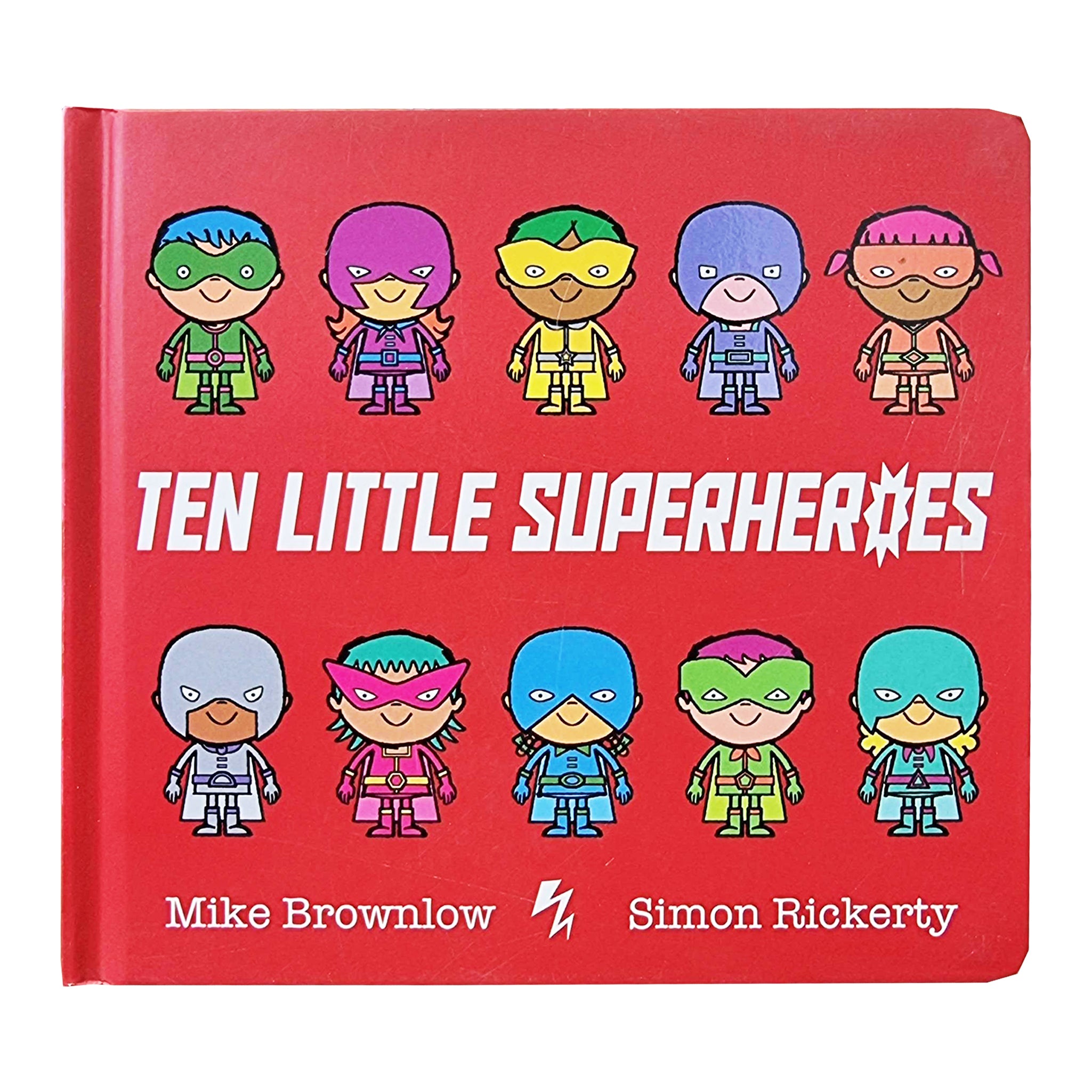 Ten Little Superheroes Book By Mike Brownlow - Age 3-5 - Board Book ...