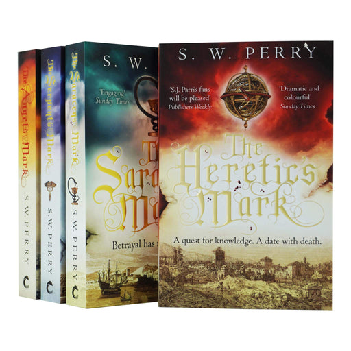 The Jackdaw Mysteries Series 4 Books Collection Set By S. W. Perry - Fiction - Paperback Fiction Corvus Books
