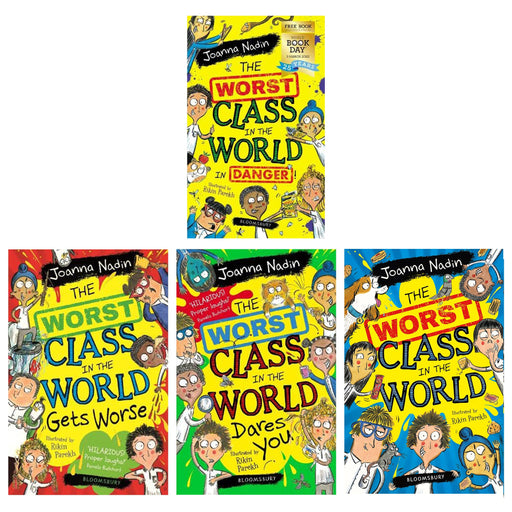 Joanna Nadin The Worst Class in the World Collection 4 Books Set - Age 5-9 - Paperback 5-7 Bloomsbury Publishing (UK)
