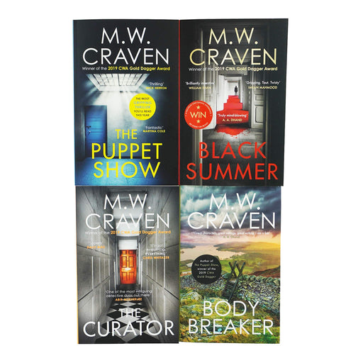 Washington Poe and Avison Fluke Series 4 Books Collection Set By M. W. Craven - Fiction - Paperback Fiction Constable
