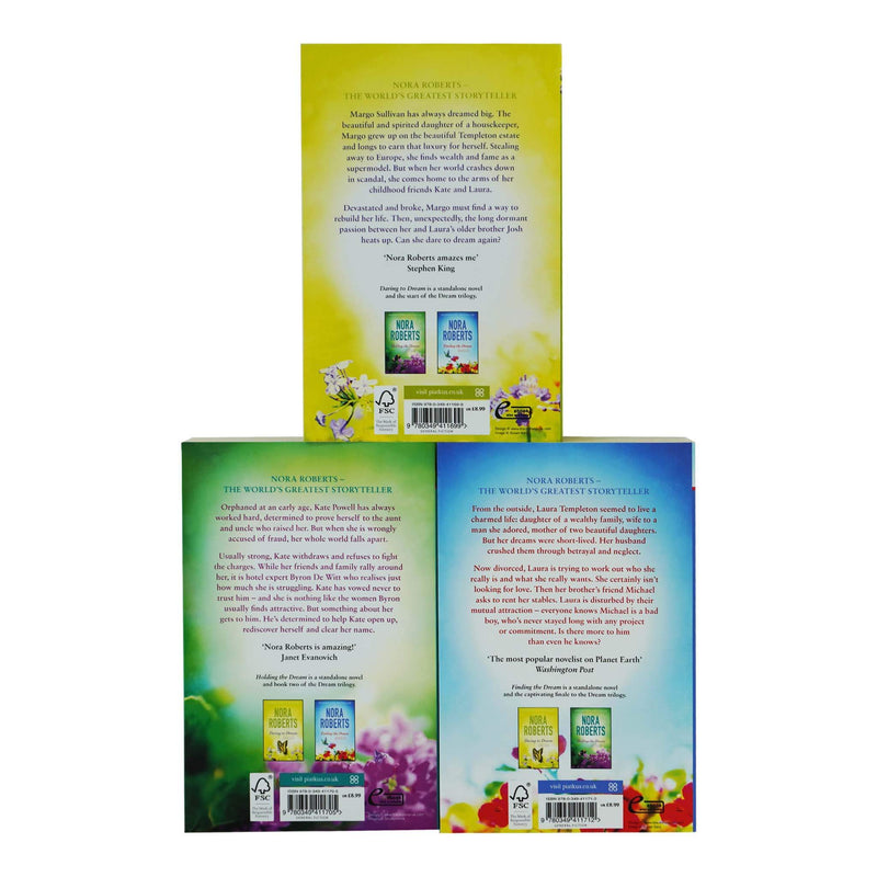 Nora Roberts Dream Trilogy Collection 3 Books Set - Fiction - Paperback Fiction Piatkus Books