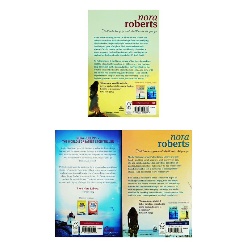 Three Sisters Island Trilogy Collection 3 Books Set By Nora Roberts - Fiction - Paperback Fiction Piatkus Books