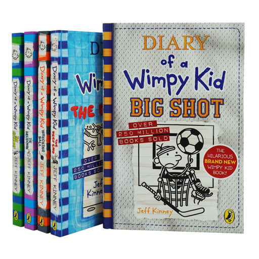 Diary of a Wimpy Kid By Jeff Kinney: Books 12-16 Collection Set - Age 7-12 - Paperback/Hardback 9-14 Penguin