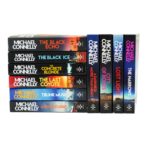 Harry Bosch by Michael Connelly: Books 1-10 Collection Set - Fiction - Paperback Fiction Orion