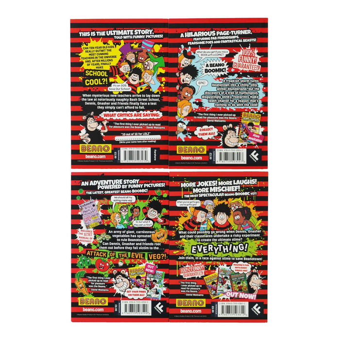 Beano Dennis & Gnasher Series Collection 4 Books Set By I.P Daley - Age 7-10 - Paperback 7-9 Farshore