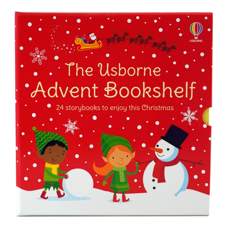The Usborne Advent Bookshelf 24 Storybooks to enjoy this Christmas - Age 3+ - Paperback 0-5 Usborne Publishing Ltd