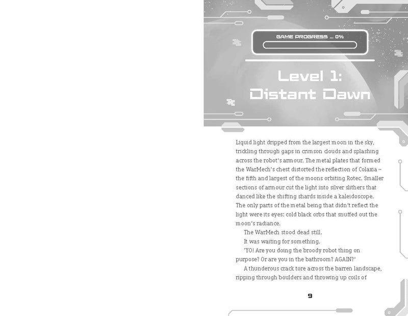 Game Over: Rise of the Raid Mob (Game Over, Book 1) By M. J. Sullivan - Age 12-16 - Paperback Young Adult Clock Tower Publishing