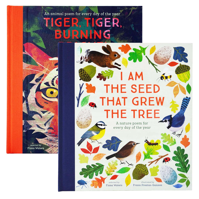 Fiona Waters National Trust Collections 2 Books Set (I Am the Seed That Grew the Tree & Tiger, Tiger, Burning Bright!) - Ages 4-11 - Hardback 5-7 Nosy Crow Ltd