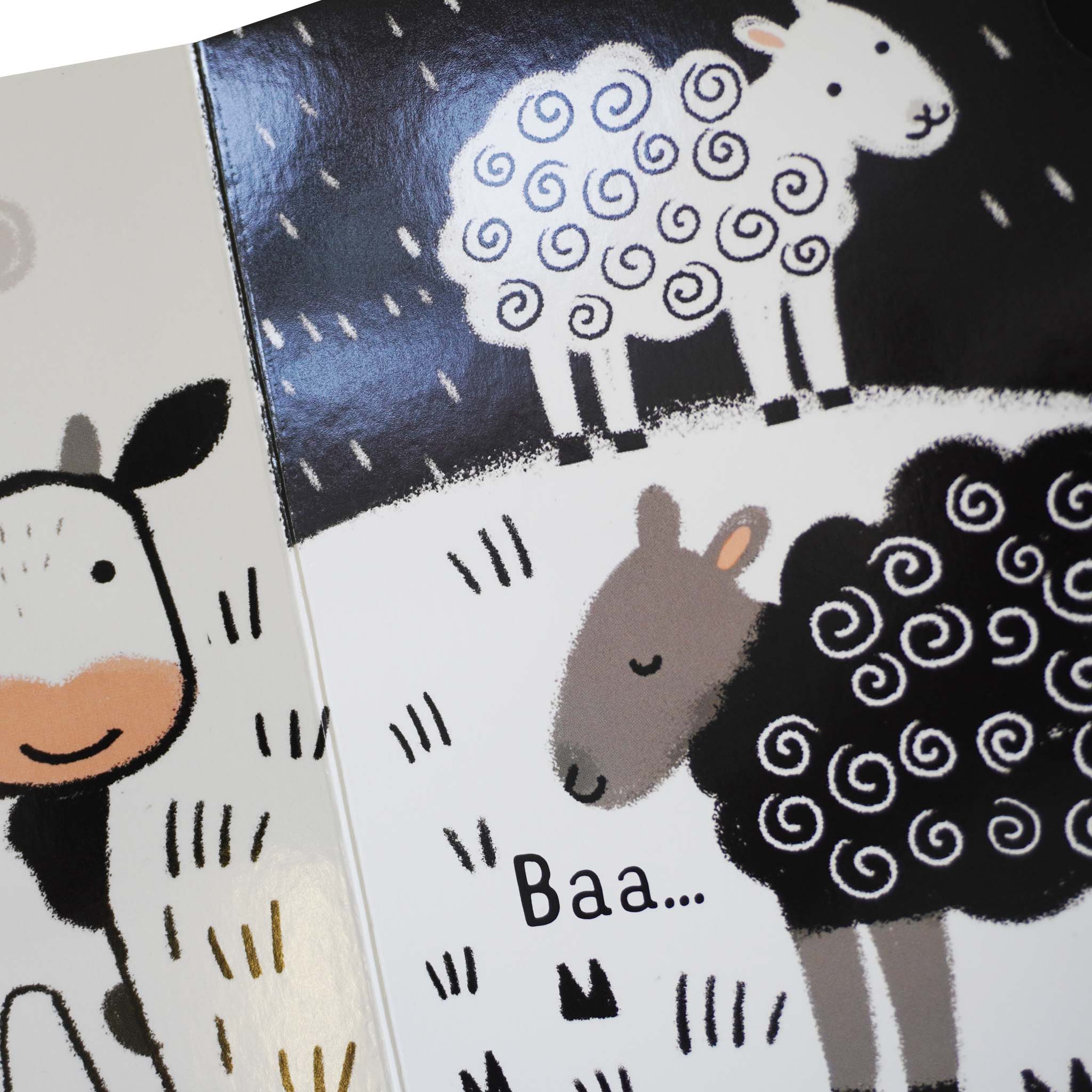 Usborne Baby's Black and White 4 Books Collection Set By Mary