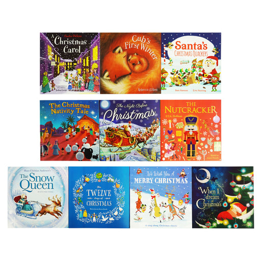 A Christmas Collection Of 10 Picture Books Set - Ages 3-5 - Paperback 0-5 Imagine That Publishing Ltd