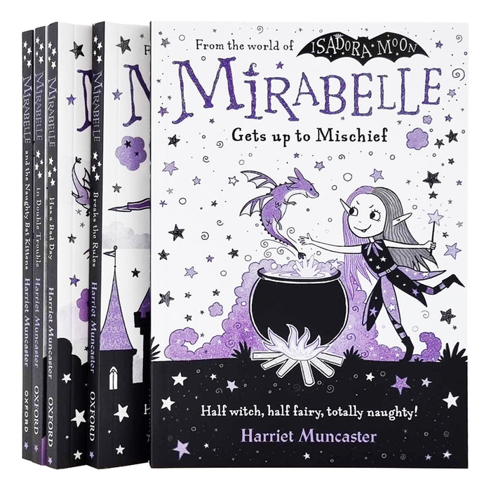 Mirabelle Isadora Moon 5 Books by Harriet Muncaster – Ages 5-7 – Paperback 5-7 Oxford University Press