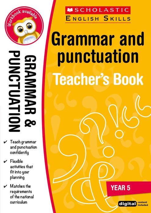 Grammar and Punctuation Teacher Resource for teaching children - Ages 9-10 (Year 5) - Paperback 9-14 Scholastic