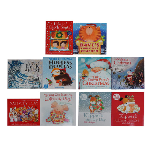 Children's Christmas 10 Picture Book Set: A seasonal collection of magical stories for sharing! - Ages 3-6 - Paperback 0-5 Hodder Children’s Books