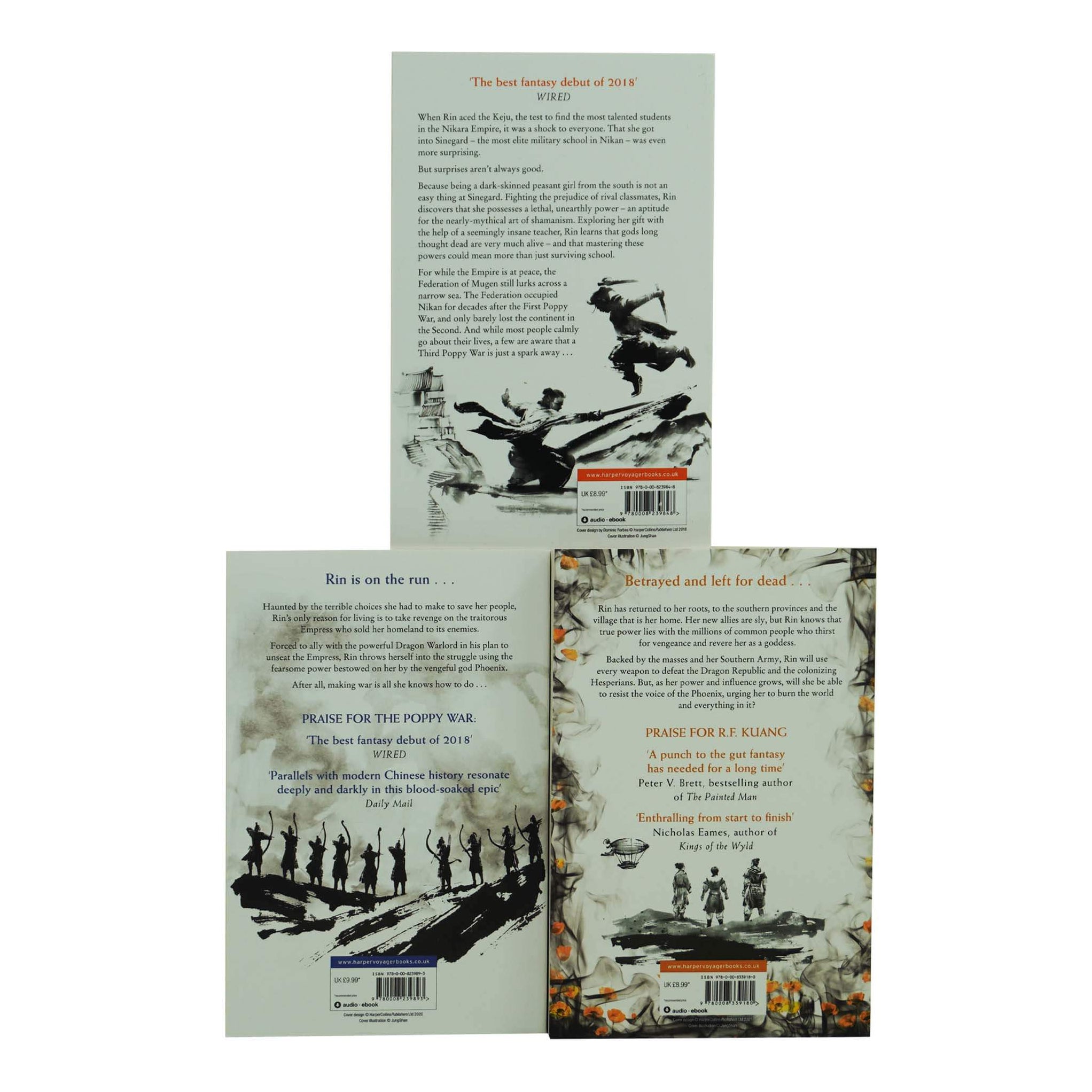 The Poppy War Series By R.F. Kuang 3 Books Collection