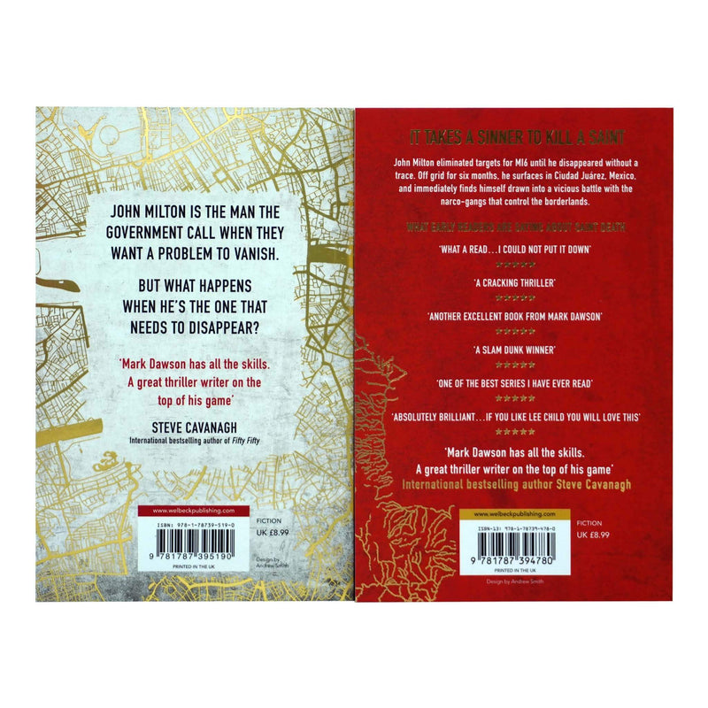 John Milton Series 2 Books Collection Set By Mark Dawson - Fiction - Paperback Fiction Welbeck Publishing Group