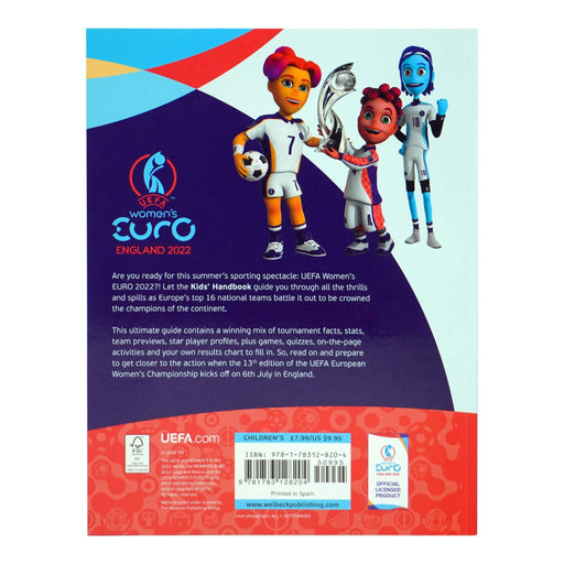 UEFA Women's EURO 2022 Kids' Handbook By Emily Stead - Ages 5-8 - Paperback 5-7 Welbeck Publishing Group