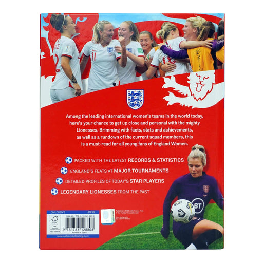 FA Official England Women's Fact File Book By Emily Stead - Ages 8 years and up - Hardback 9-14 Welbeck Publishing Group