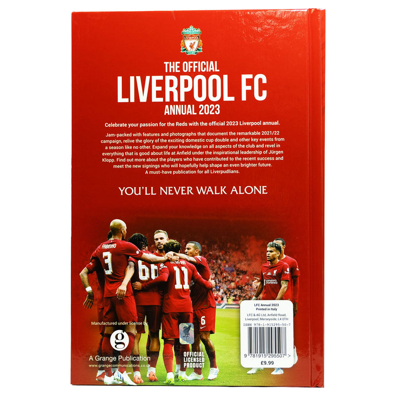 The Official Liverpool FC Annual 2023 - Non-Fiction - Hardback Non-Fiction Grange Communications Ltd