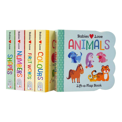 Chunky Lift-a-Flap 5 Book Collection Set - Ages 0 and Up - Board Book 0-5 Cottage Door Press