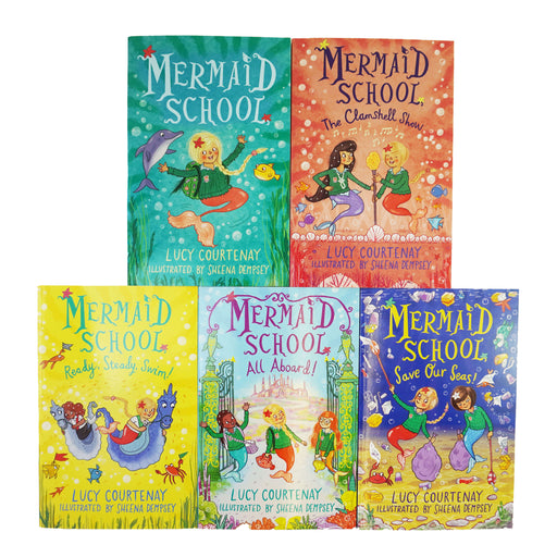 Mermaid School Series By Lucy Courtenay 5 Books Collection Set - Ages 6-9 - Paperback 7-9 Andersen Press Ltd
