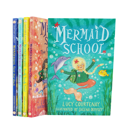 Mermaid School Series By Lucy Courtenay 5 Books Collection Set - Ages 6-9 - Paperback 7-9 Andersen Press Ltd