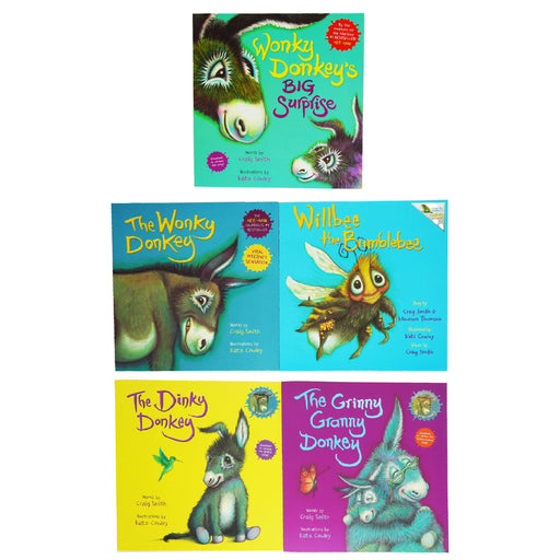 The Wonky Donkey by Craig Smith 5 Books Collection Set - Ages 2-6 - Paperback 0-5 Scholastic