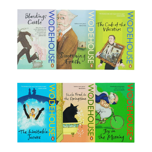 The Best of Wodehouse Collection 6 Books Set By P.G. Wodehouse - Fiction - Paperback Fiction Penguin