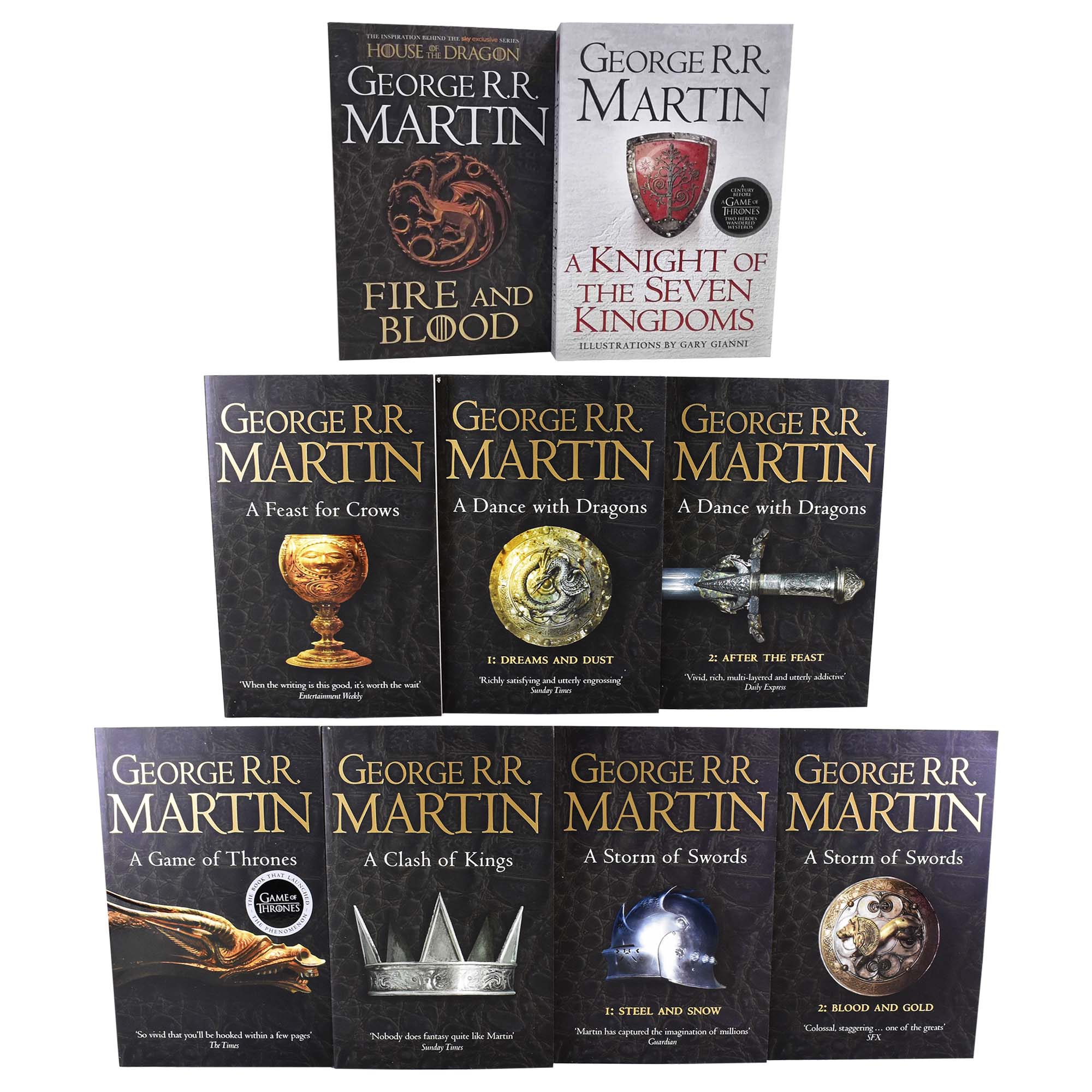 House of the Dragon by George RR Martin - 9 Book Set — Books2Door