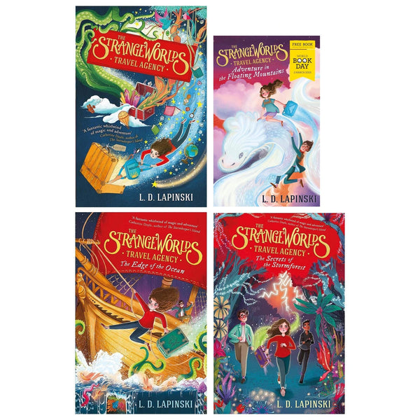 Strangeworlds Travel Agency Collection 4 Books Set By L.D.