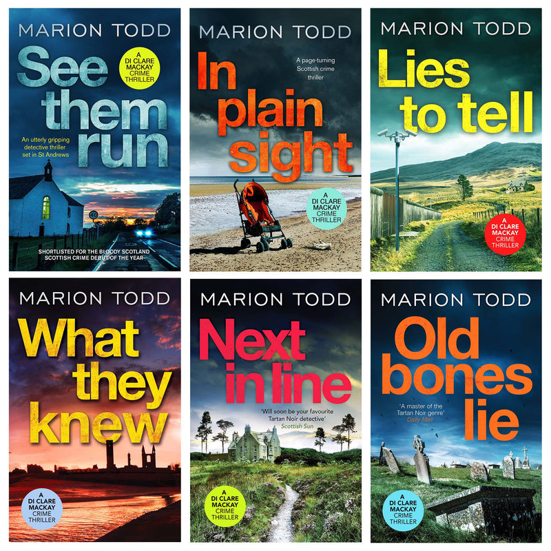 Detective Clare Mackay Series By Marion Todd 6 Books Collection Set - Fiction - Paperback Fiction Canelo