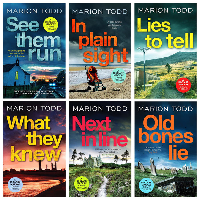 Detective Clare Mackay Series By Marion Todd 6 Books Collection Set - Fiction - Paperback Fiction Canelo