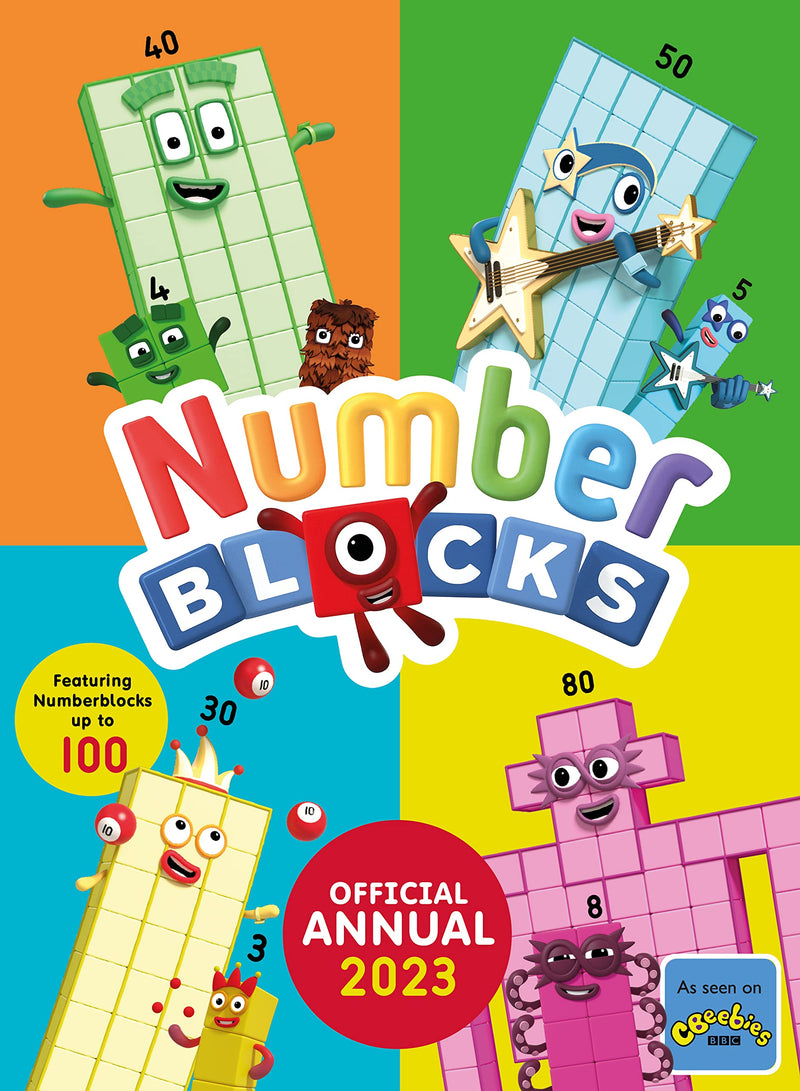 Numberblocks Official Annual 2023 By Sweet Cherry Publishing - Ages 4+ - Hardback 0-5 Sweet Cherry Publishing
