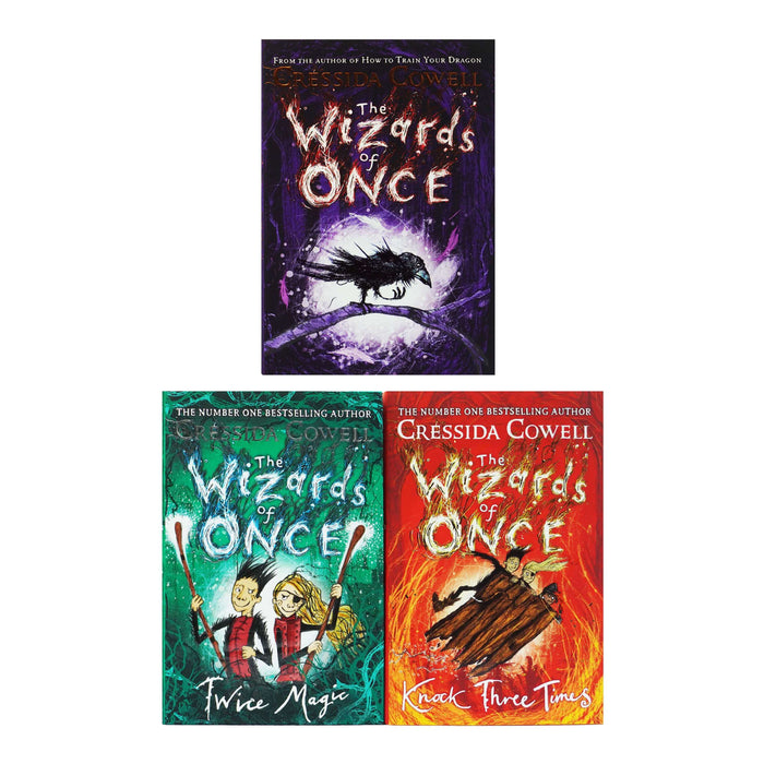 The Wizards of Once Series By Cressida Cowell 3 Books Collection Set - Ages 8-11 - Hardback 9-14 Hodder
