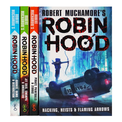 Robert Muchamore Robin Hood Series 4 Books Collection Set - Ages 10-14 - Paperback 9-14 Hot Key Books