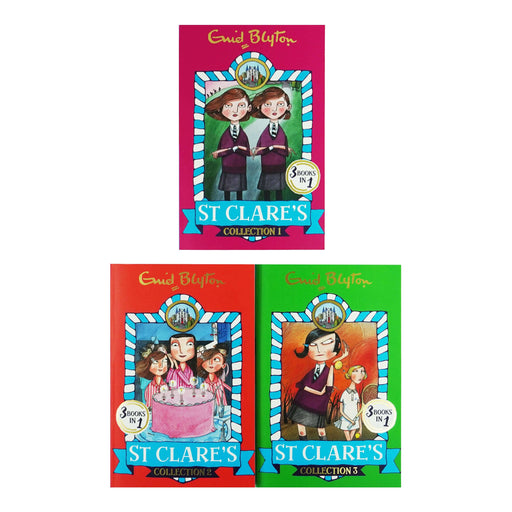St Clare's Collection By Enid Blyton 3 Books Set - Ages 9-11 - Paperback 9-14 Hodder