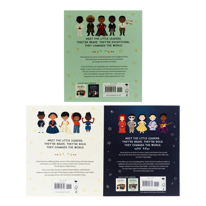 Little Leaders Series By Vashti Harrison 3 Books Collection Set - Ages 3 years and up - Paperback 5-7 Penguin