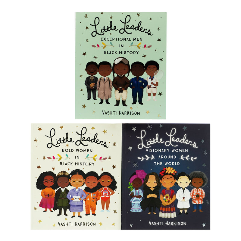 Little Leaders Series By Vashti Harrison 3 Books Collection Set - Ages 3 years and up - Paperback 5-7 Penguin